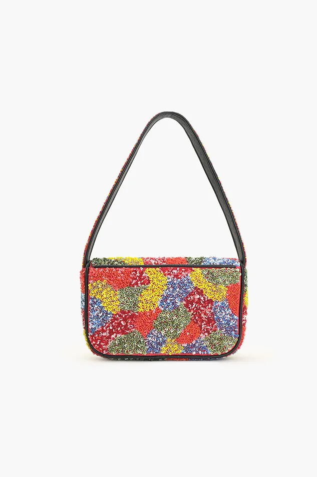 Harlequin Fringed Shoulder Bag Harlequin Fringed Shoulder Bag