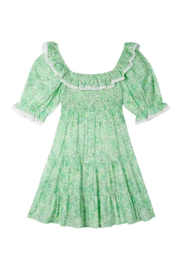 Harlow Mint Paisley Women RIXO Dresses Harlow Mint Paisley Women RIXO Dresses