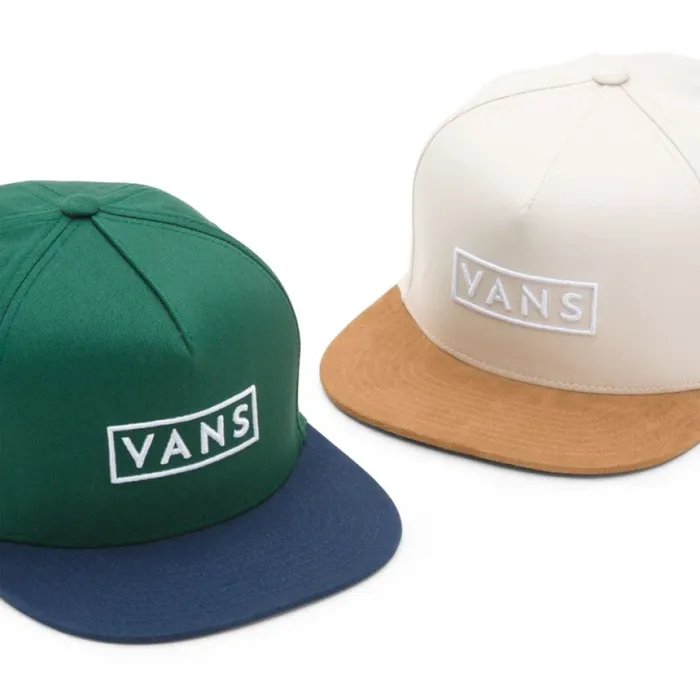 Hats and Beanies Easy Box Snapback Hat Antique WhiteSuede Vans Men Hats and Beanies Easy Box Snapback Hat Antique WhiteSuede Vans Men