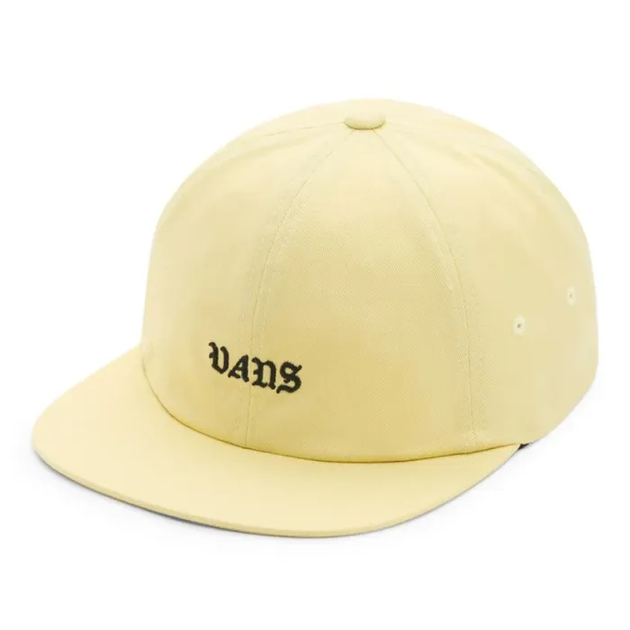 Hats and Beanies Vans Men Trobe Jockey Hat Yellow Cream