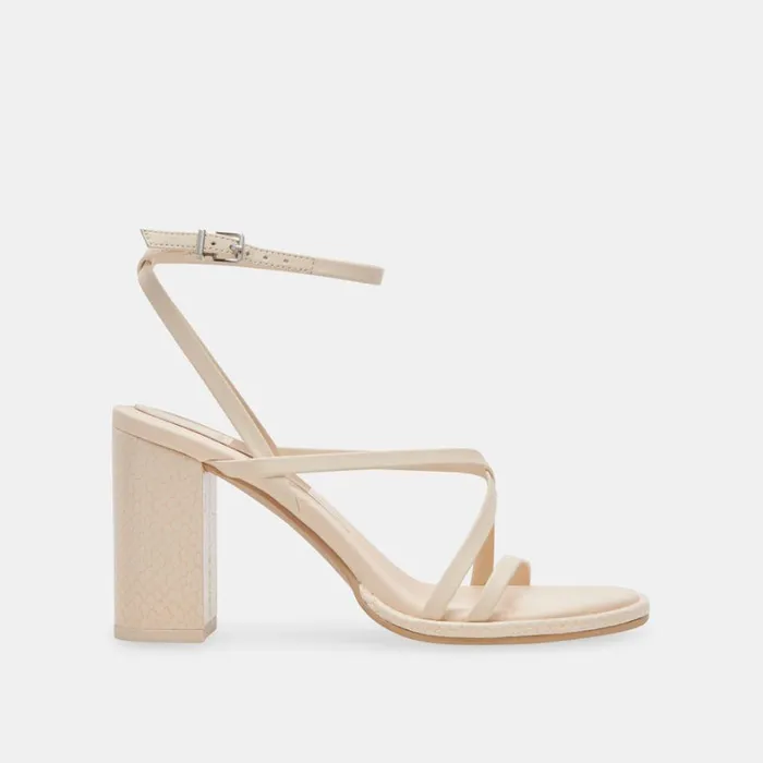 Heels Women Dolce Vita Barly Heels Bone Leather