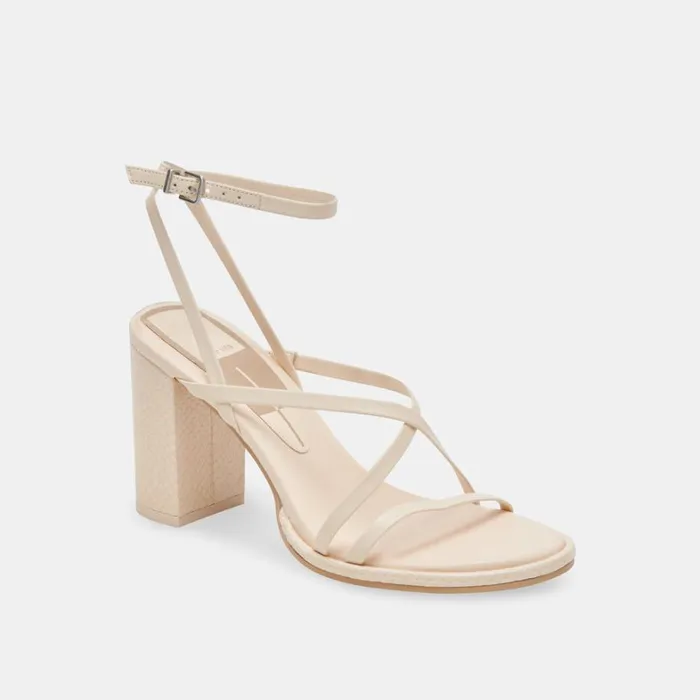 Heels Women Dolce Vita Barly Heels Bone Leather