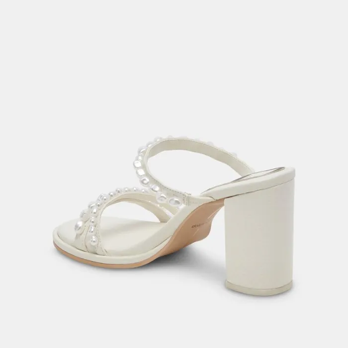 Heels Women Dolce Vita Barrit Pearl Heels Vanilla Pearls