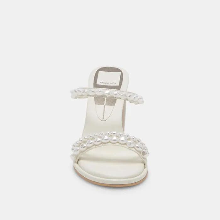 Heels Women Dolce Vita Barrit Pearl Heels Vanilla Pearls