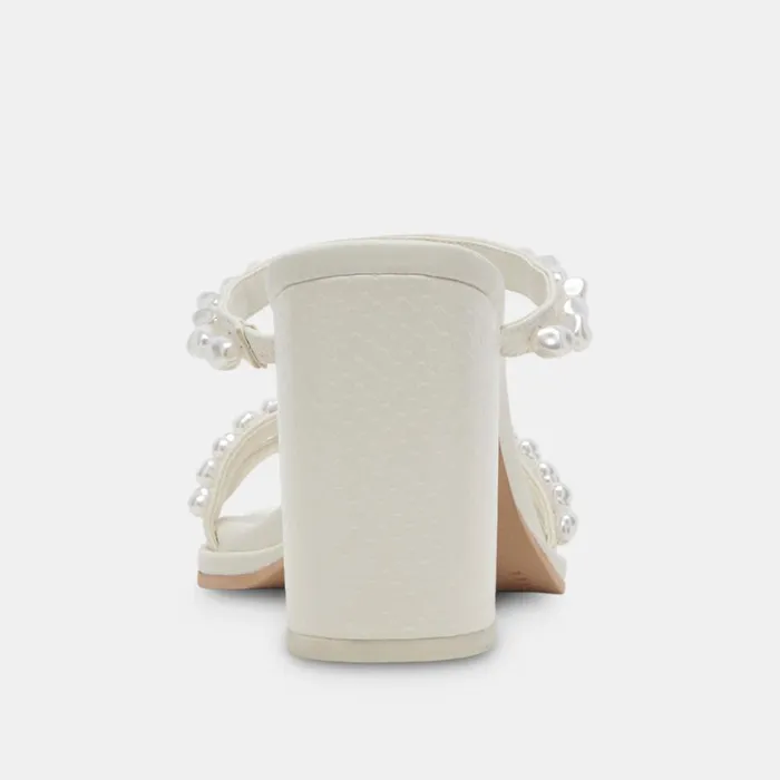 Heels Women Dolce Vita Barrit Pearl Heels Vanilla Pearls