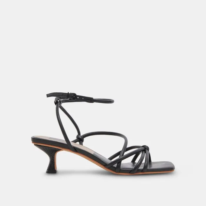 Heels Women Dolce Vita Bev Heels Black Leather