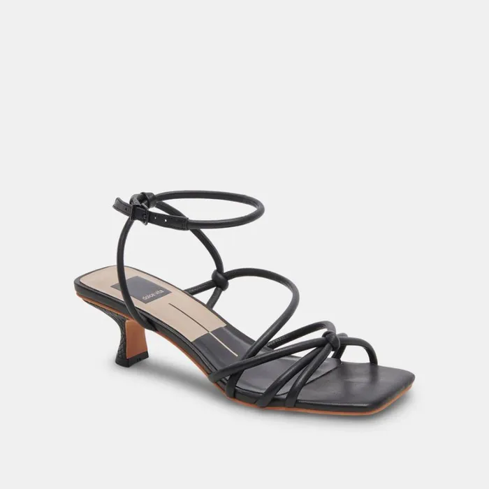 Heels Women Dolce Vita Bev Heels Black Leather