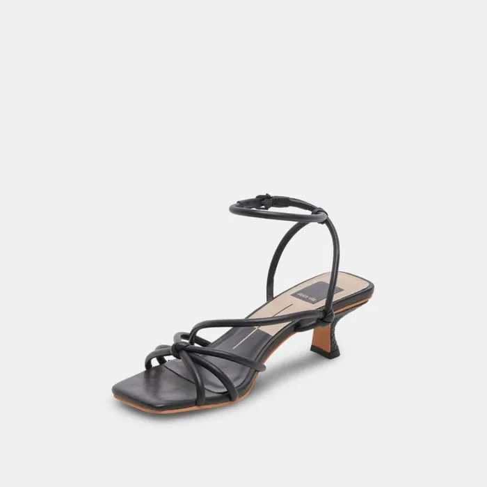 Heels Women Dolce Vita Bev Heels Black Leather