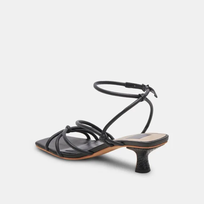 Heels Women Dolce Vita Bev Heels Black Leather