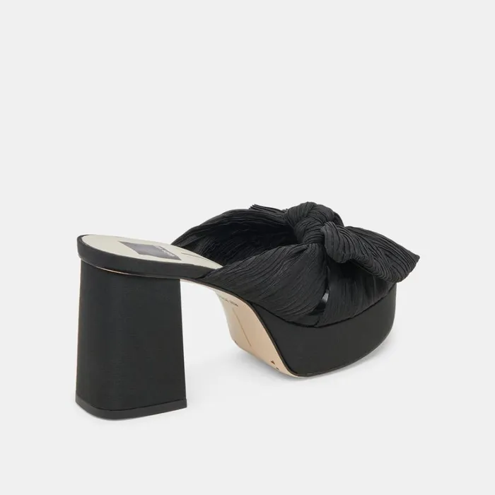 Heels Women Dolce Vita Blare Heels Onyx Satin