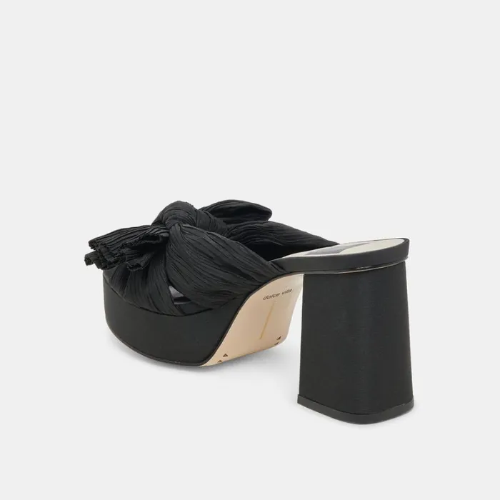 Heels Women Dolce Vita Blare Heels Onyx Satin