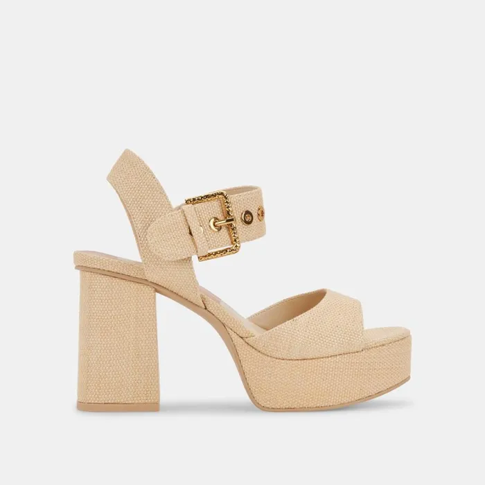 Heels Women Dolce Vita Bobby Heels Natural Raffia