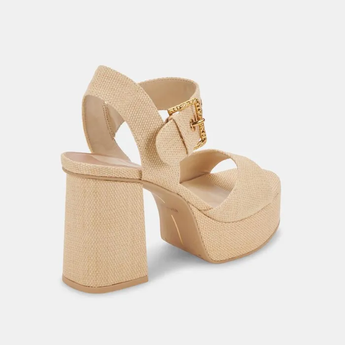 Heels Women Dolce Vita Bobby Heels Natural Raffia
