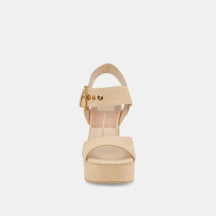 Heels Women Dolce Vita Bobby Heels Natural Raffia