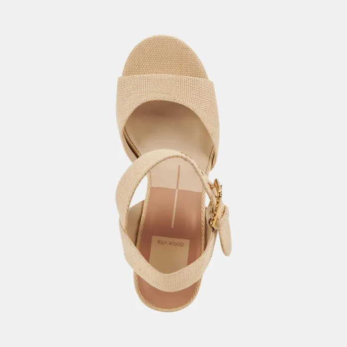 Heels Women Dolce Vita Bobby Heels Natural Raffia