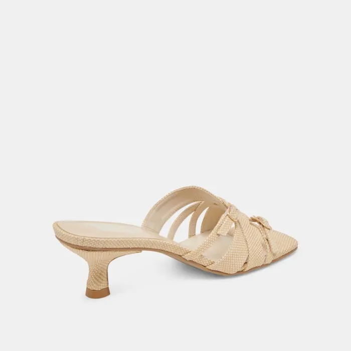 Heels Women Dolce Vita Bryant Heels Natural Woven Raffia