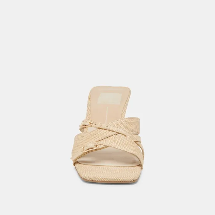 Heels Women Dolce Vita Bryant Heels Natural Woven Raffia