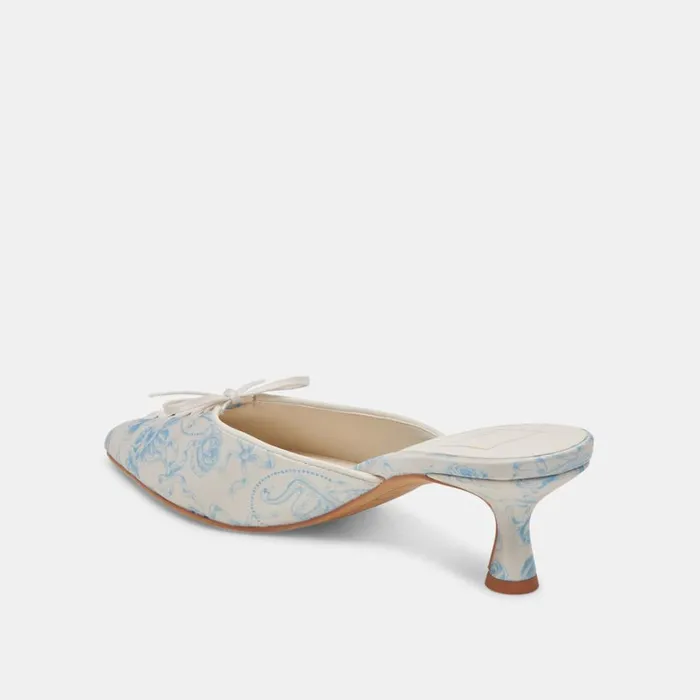 Heels Women Dolce Vita Camile Heels Blue Floral Fabric