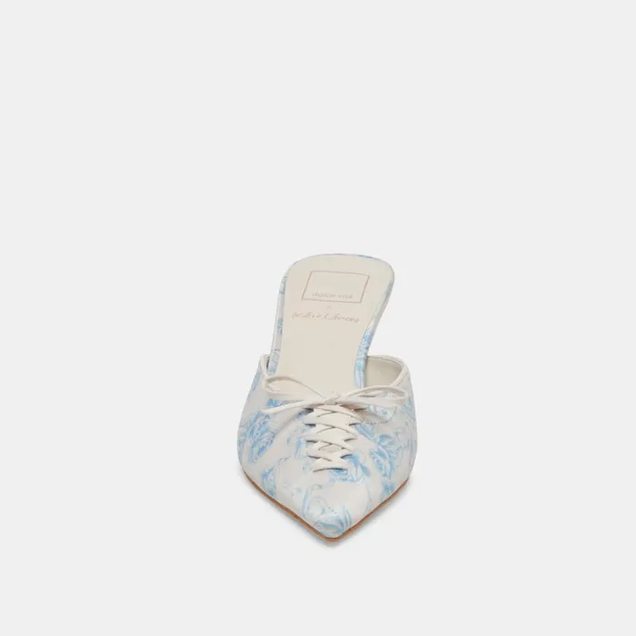 Heels Women Dolce Vita Camile Heels Blue Floral Fabric