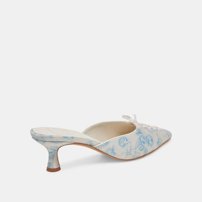 Heels Women Dolce Vita Camile Heels Blue Floral Fabric
