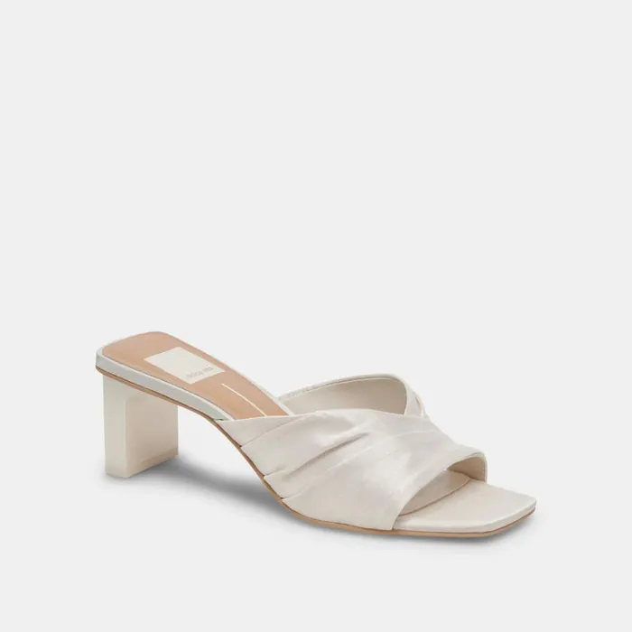 Heels Women Dolce Vita Carlan Heels Off White Silk