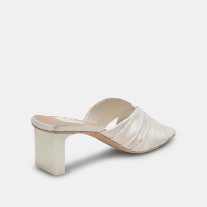 Heels Women Dolce Vita Carlan Heels Off White Silk
