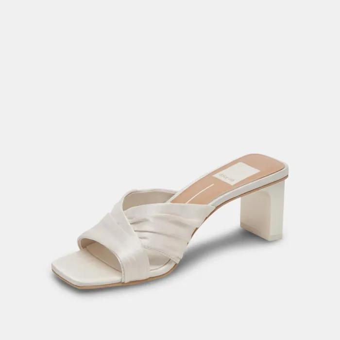 Heels Women Dolce Vita Carlan Heels Off White Silk