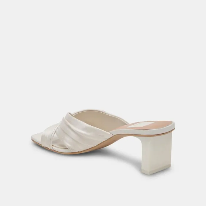 Heels Women Dolce Vita Carlan Heels Off White Silk