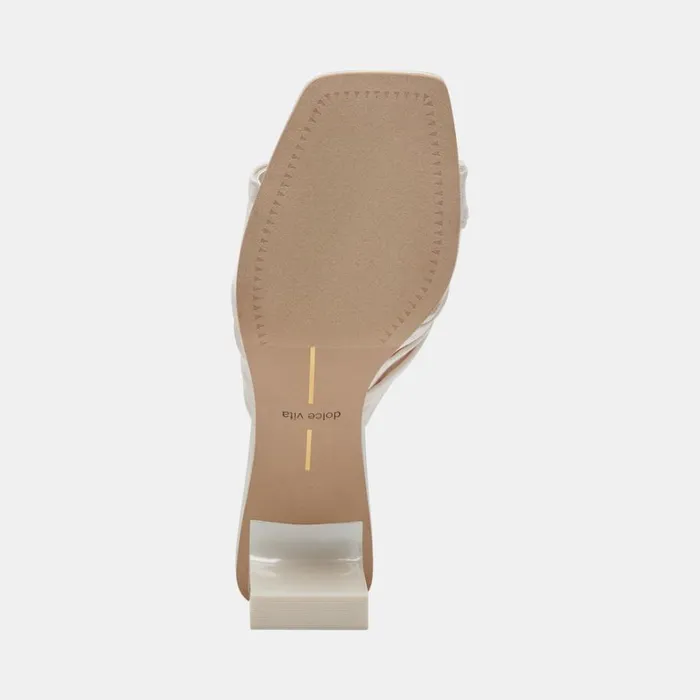 Heels Women Dolce Vita Carlan Heels Off White Silk