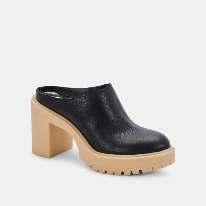 Heels Women Dolce Vita Carry Heels Black Leather