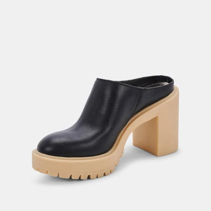 Heels Women Dolce Vita Carry Heels Black Leather