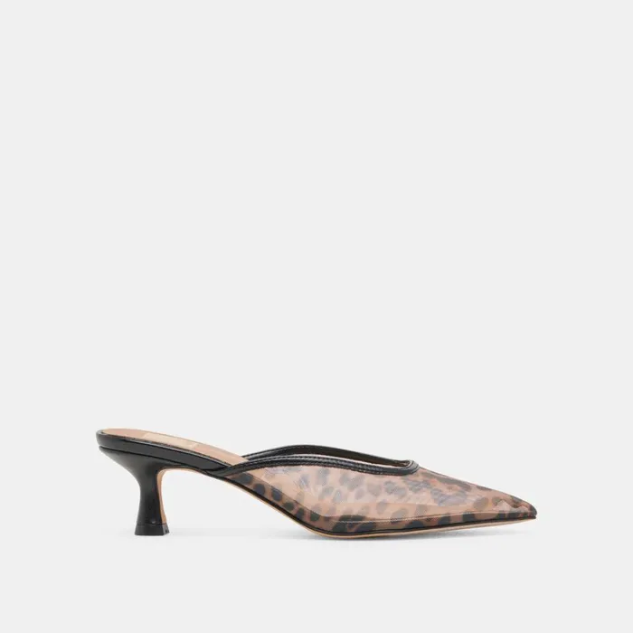 Heels Women Dolce Vita Cleo Heels Dk Leopard Mesh