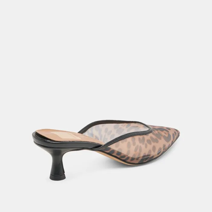 Heels Women Dolce Vita Cleo Heels Dk Leopard Mesh