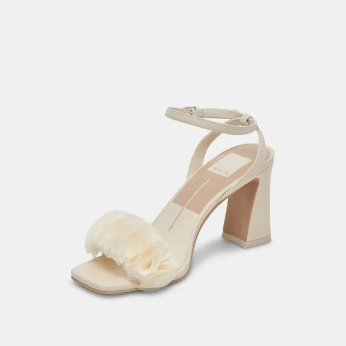 Heels Women Dolce Vita Iesha Heels Ivory Leather