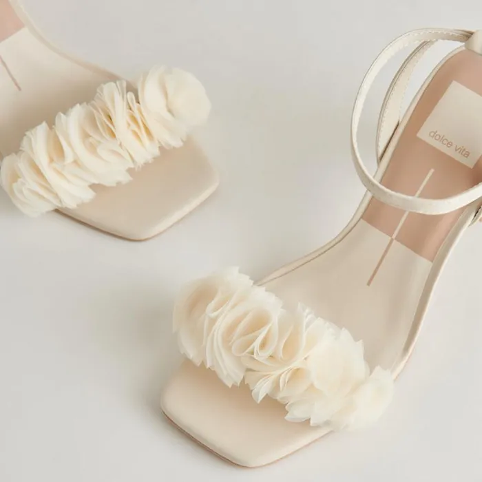 Heels Women Dolce Vita Iesha Heels Ivory Leather