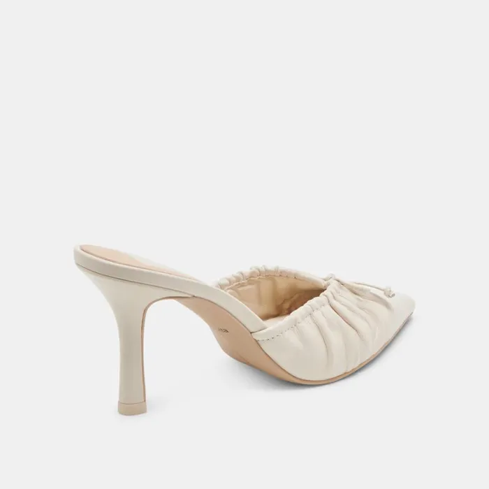 Heels Women Dolce Vita Kairi Heels Ivory Crinkle Patent