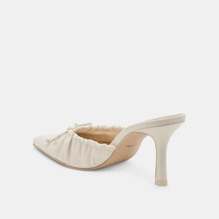 Heels Women Dolce Vita Kairi Heels Ivory Crinkle Patent