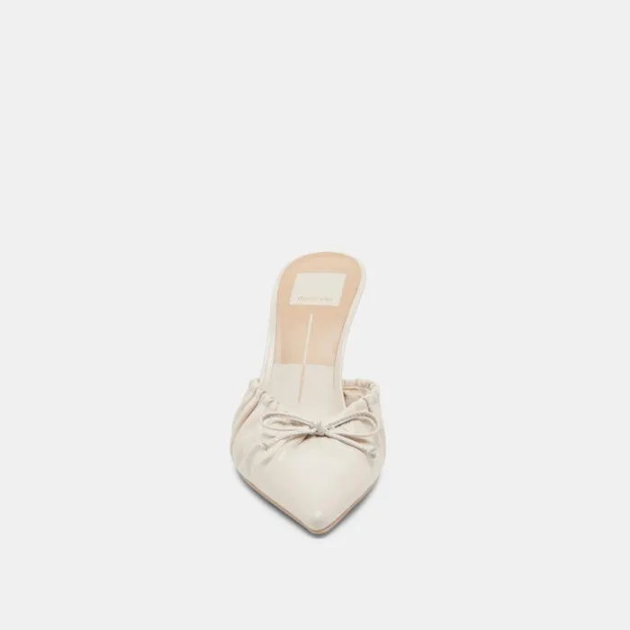 Heels Women Dolce Vita Kairi Heels Ivory Crinkle Patent