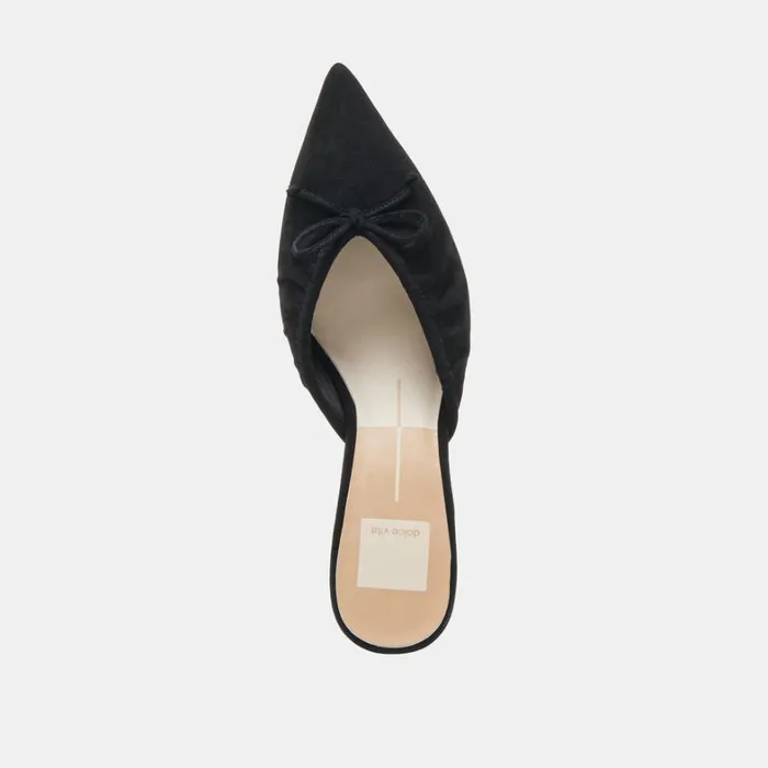 Heels Women Dolce Vita Kairi Mid Heels Onyx Suede