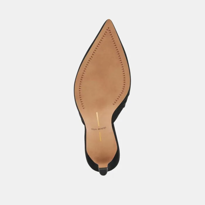 Heels Women Dolce Vita Kairi Mid Heels Onyx Suede