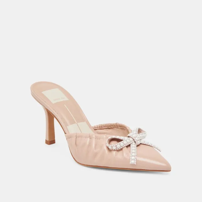 Heels Women Dolce Vita Kairi Pearl Heels Blush Crinkle Patent