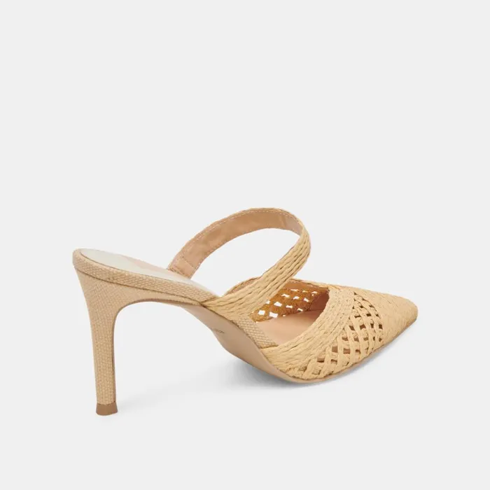 Heels Women Dolce Vita Kaline Heels Lt Natural Raffia
