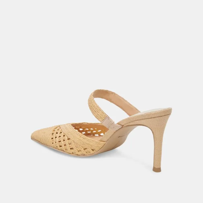 Heels Women Dolce Vita Kaline Heels Lt Natural Raffia