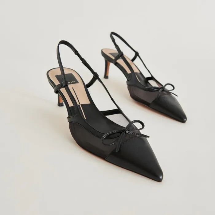 Heels Women Dolce Vita Kandi Heels Onyx Mesh