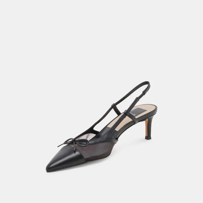 Heels Women Dolce Vita Kandi Heels Onyx Mesh