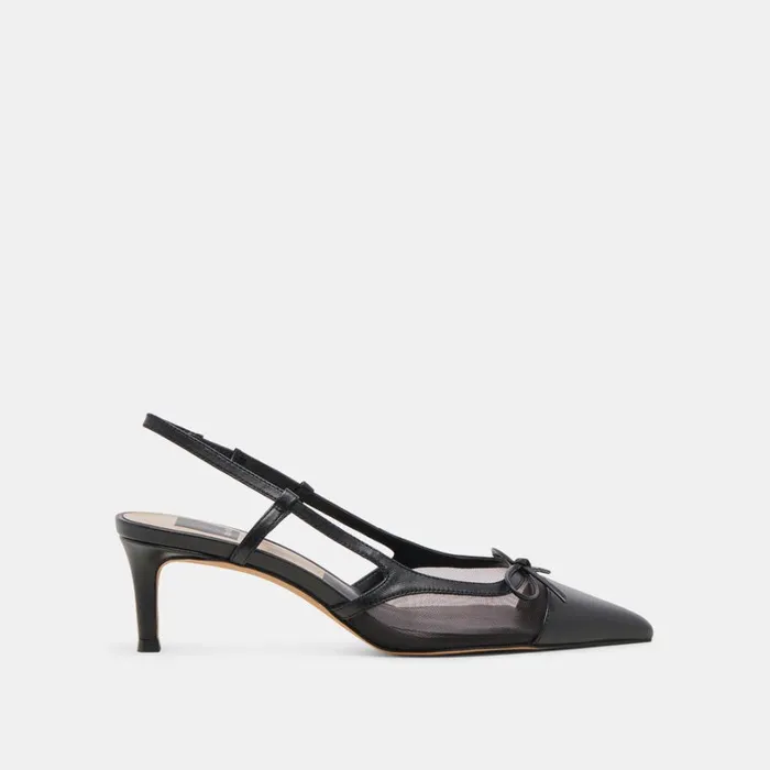 Heels Women Dolce Vita Kandi Heels Onyx Mesh