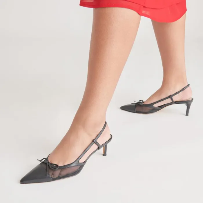 Heels Women Dolce Vita Kandi Heels Onyx Mesh