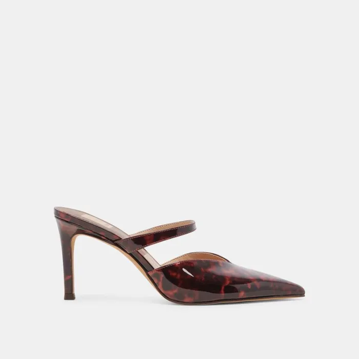 Heels Women Dolce Vita Kanika Heels Tortoise Patent Leather