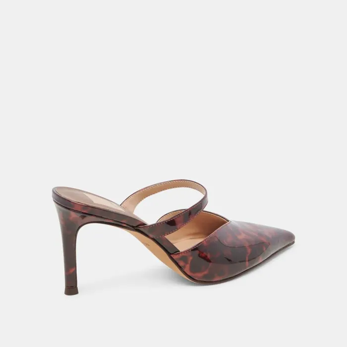 Heels Women Dolce Vita Kanika Heels Tortoise Patent Leather