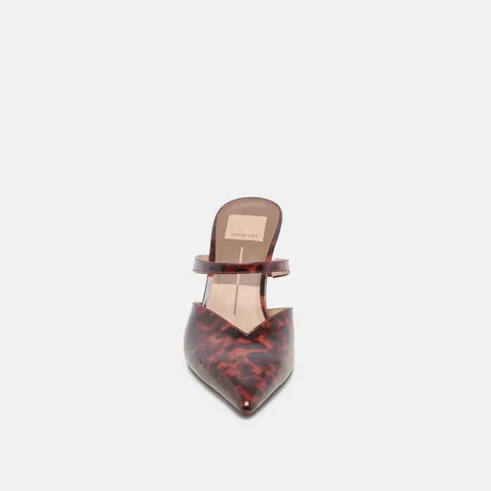 Heels Women Dolce Vita Kanika Heels Tortoise Patent Leather